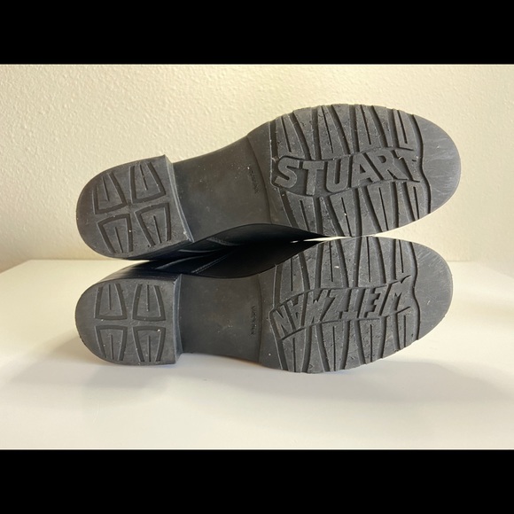 Stuart Weitzman Lotroops Moto Harness Boots SZ 7 - Picture 7 of 7